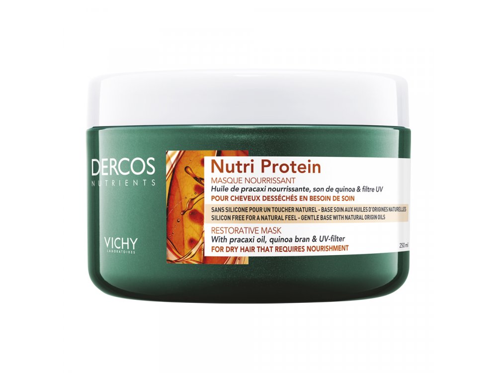 Vichy Dercos Nutrients Nutri Protein Μάσκα για Ξηρά Μαλλιά, 250ml