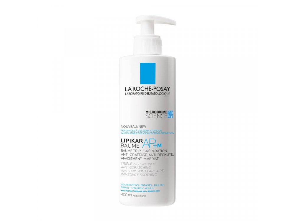 La Roche Possay Lipikar Baume AP+m Μαλακτικό Βάλσαμο Αναπλήρωσης Λιπιδίων, Ερεθισμοί και Ξηρότητα 400ml