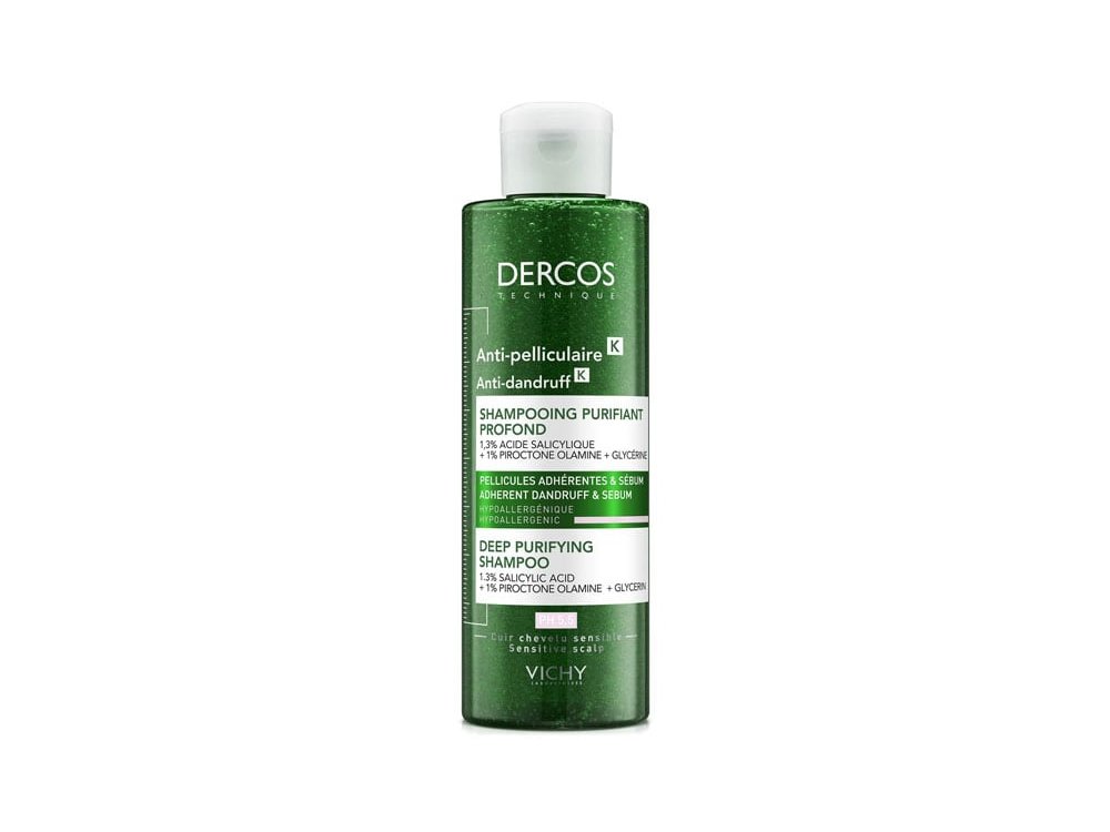 Vichy Dercos Anti-Dandruff Κ Αντιπιτυριδικό Σαμπουάν για Ευαίσθητο Τριχωτό, 250ml