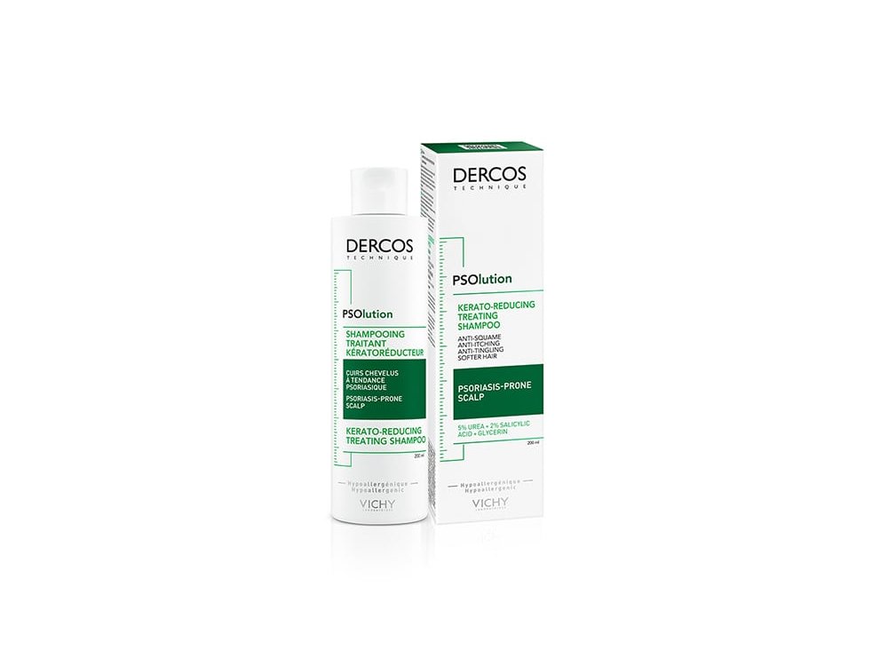 Vichy Dercos PSOlution Shampoo Keratoreducing Treatment Σαμπουάν για Τριχωτό με Τάση Ψωρίασης, 200ml