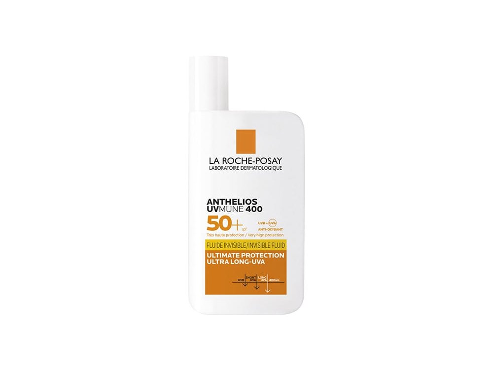 La Roche Posay Anthelios Uvmune 400 Fluid Invisible SPF50+, Αντηλιακό Γαλάκτωμα Προσώπου Με Άρωμα, 50ml