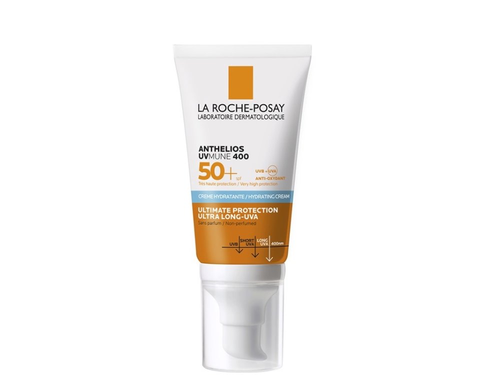 La Roche Posay Anthelios Uvmune 400 Crema Hydratante SPF50+, Αντηλιακή Ενυδατική Κρέμα Χωρίς Άρωμα, 50ml