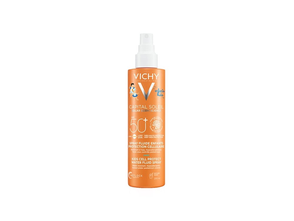 Vichy Capital Soleil Weter Fluid Spray, Παιδικό Αντηλιακό SPF50+ 200ml