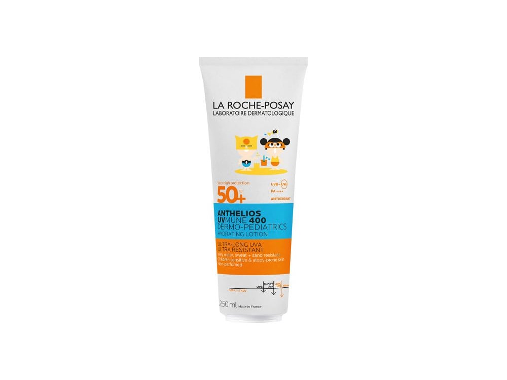 La Roche Posay Anthelios Uvmune 400 Dermo-Pediatrics Hydrating Lotion SPF 50+ Παιδικό Ενυδατικό Αντηλιακό Γαλάκτωμα για Ευαίσθητο & με Τάση Ατοπίας Δέρμα, 250ml
