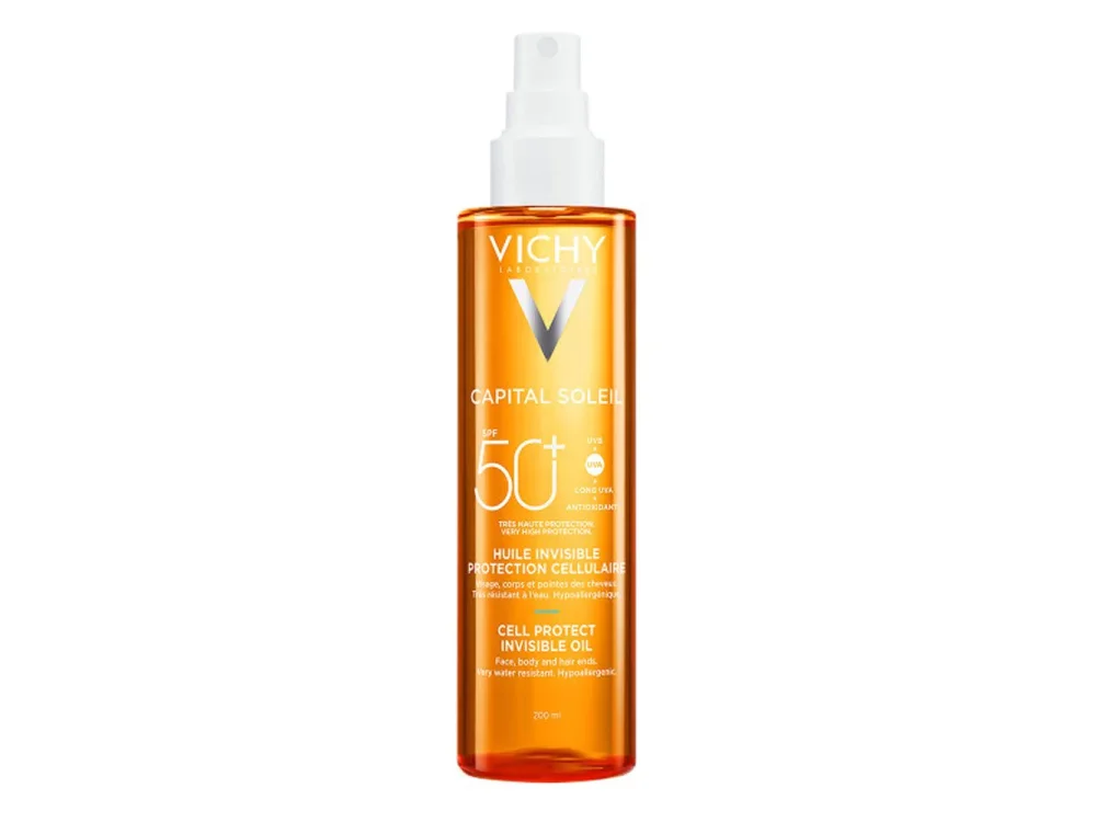Vichy Capital Soleil Cell Protect Invisible Oil Αόρατο Λάδι Πολύ Υψηλής Προστασίας SPF50+, 200ml