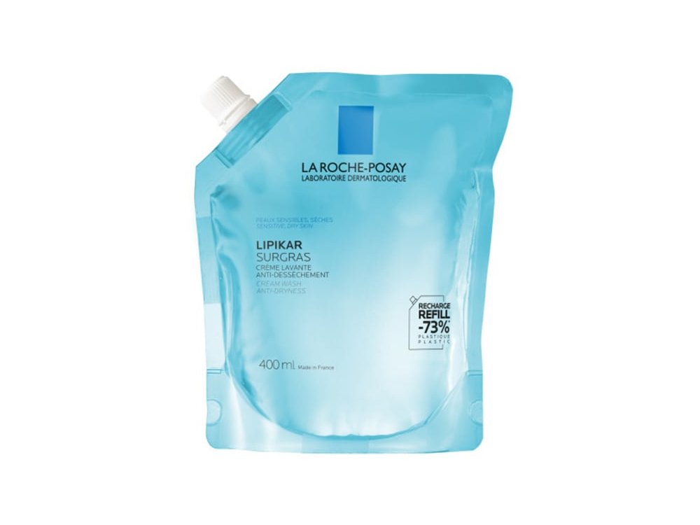 La Roche-Posay Lipikar Surgras Cream Wash Refill Anti-Dryness, Καθαριστικό Προσώπου & Σώματος, 400ml