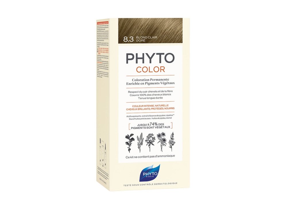 Phyto Phytocolor Νο8.3 Blond Clair, Ξανθό Ανοιχτό, 1τμχ