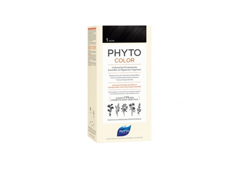 Phyto Phytocolor Νο1 Black, Μαύρο, 1τμχ