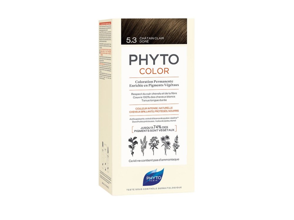 Phyto Phytocolor Νο5.3 Light Golden Brown, Καστανό Ανοιχτό Χρυσό, 1τμχ