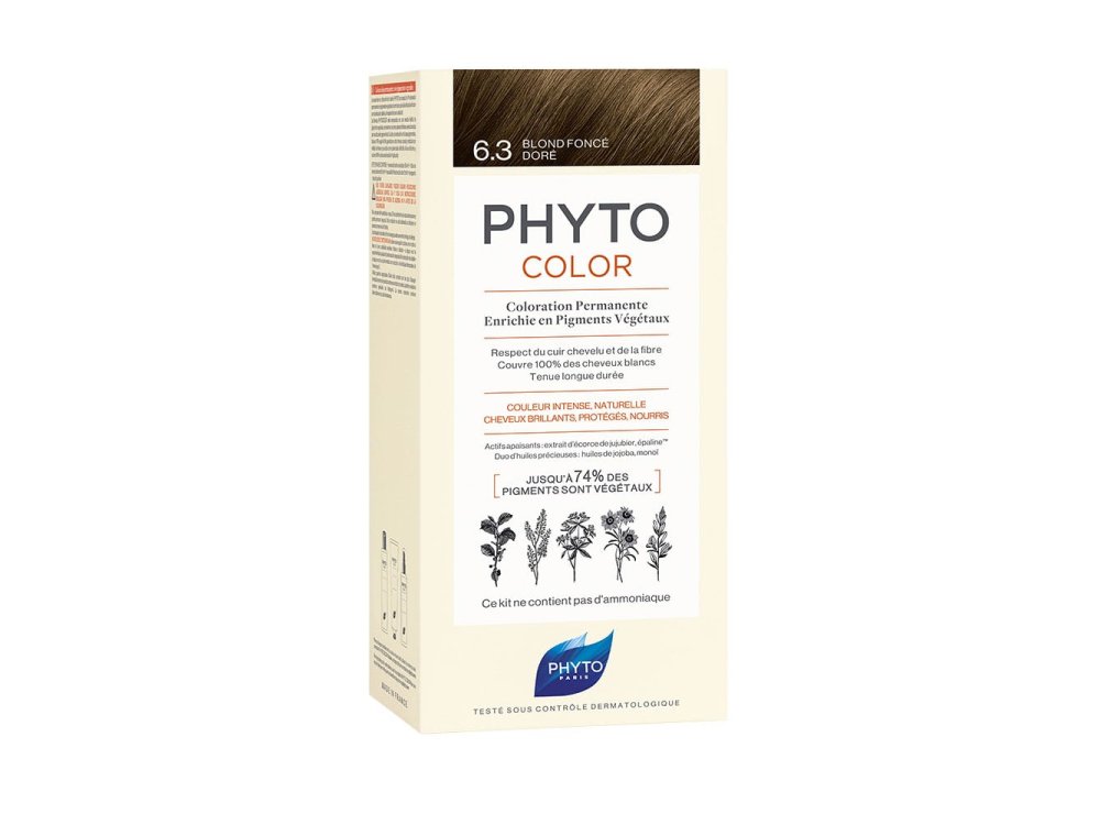 Phyto Phytocolor Νο6.3 Dark Golden Blonde, Ξανθό Σκούρο Χρυσό, 1τμχ