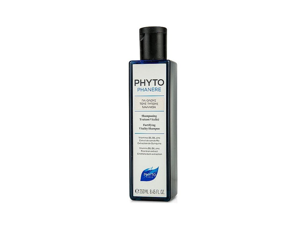Phyto Phytophanere Fortifying Vitality Shampoo, Δυναμωτικό Σαμπουάν για Όλους τους Τύπους Μαλλιών, 250ml