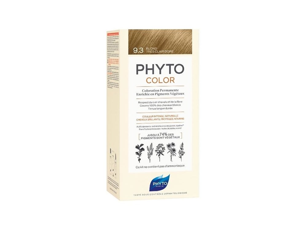 Phyto Color Very Light Golden Blonde No9.3, Μόνιμη Βαφή, 1τμχ