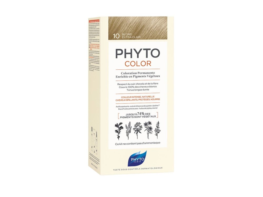 Phyto Phytocolor Νο10 Blonde Extra Clair, Κατάξανθο Πλατινέ, 1τμχ