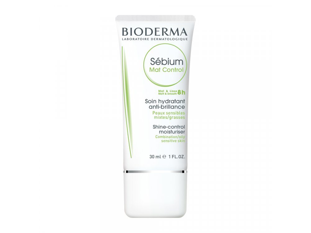 Bioderma Sebium Mat Control, Ρυθμίζει τη Γυαλάδα Ενυδατική Κρέμα με Ματ Αποτέλεσμα για Μεικτό προς Λιπαρό Δέρμα, 30ml