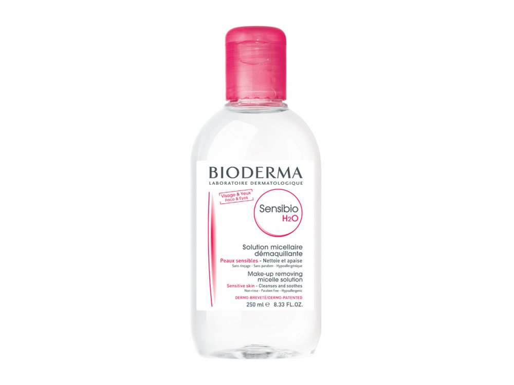 Bioderma Sensibio H2O, Νερό Καθαρισμού Καταπραϋντικό Αφαιρεί το Μακιγιάζ, Κατάλληλο για Πρόσωπο,Μάτια & Χείλη, 250ml
