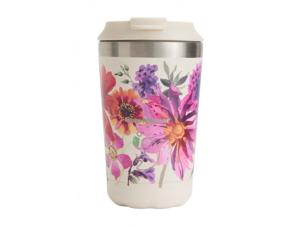 Chillys Ανοξείδωτο Ποτήρι Καφέ, Coffee Cup, E.B Garden Flowers, 340ml