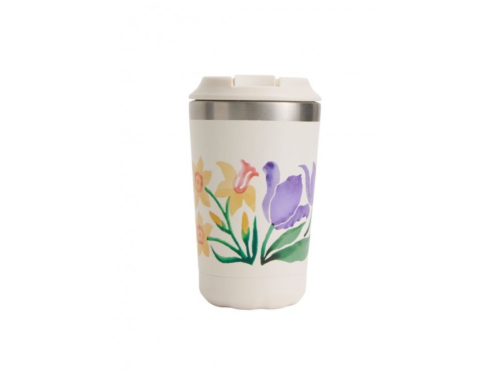 Chillys Ανοξείδωτο Ποτήρι Καφέ, Coffee Cup, E.B Spring Flowers, 340ml