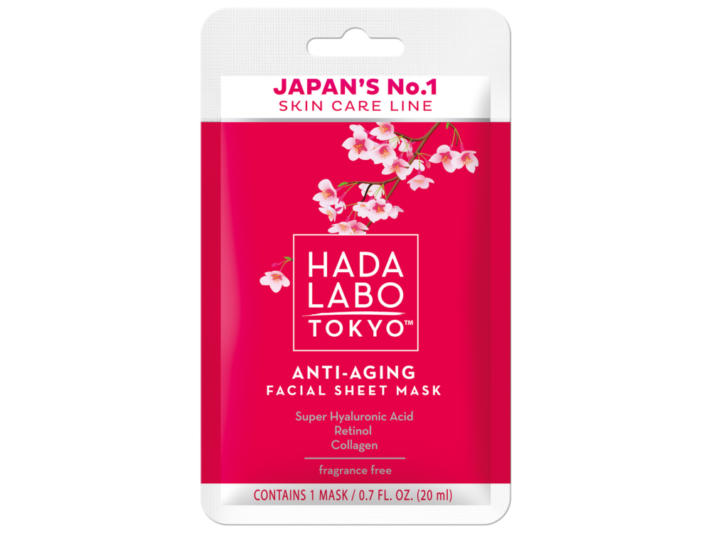 Hada Labo Tokyo Moisturising Facial Sheet Mask, Μάσκα Προσώπου για Ενυδάτωση, 20ml