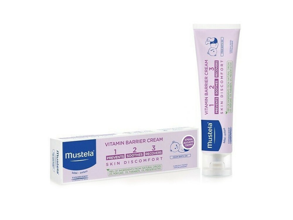 Mustela Creme Pour Le Change 1 2 3, Κρέμα Αλλαγής Πάνας, 150ml