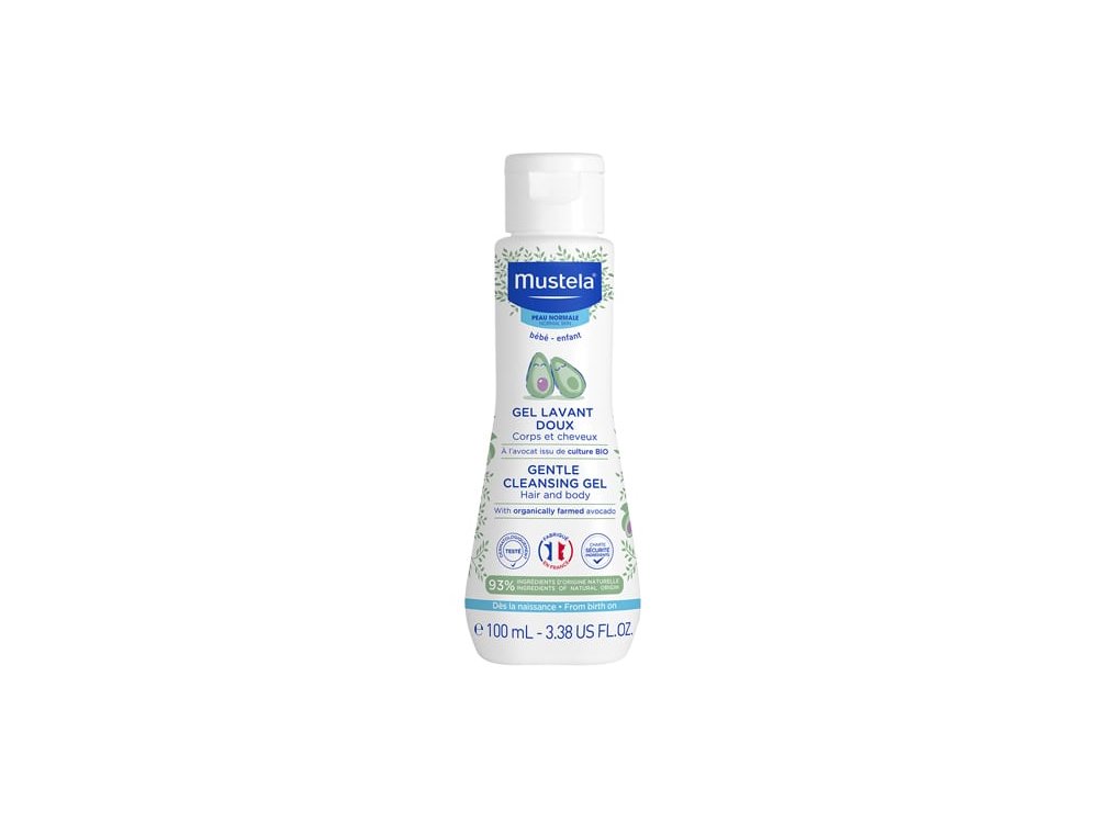 Mustela Bebe Gentle Cleansing Gel, Απαλό Αφροντούς για Σώμα & Μαλλιά, 100ml