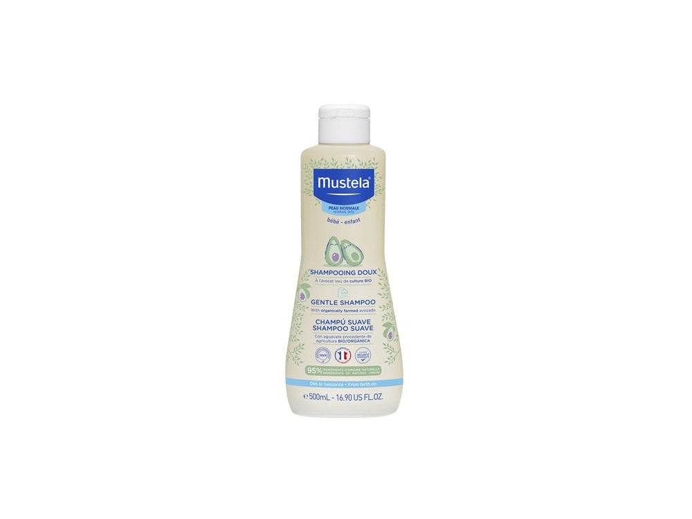 Mustela Shampooing Doux, Απαλό Σαμπουάν Καθημερινής Χρήσης για Βρέφη από τη Γέννηση & Παιδιά, 500ml