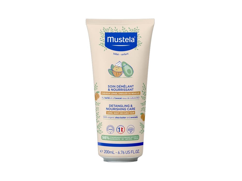 Mustela Detangling & Nourishing Care Παιδική Κρέμα Μαλλιών για Μακριά, Κυματιστά ή Σγουρά Μαλλιά, 200ml