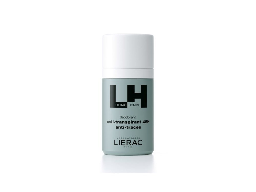 Lierac Homme Deodorant 48h Ανδρικό Αποσμητικό με 48Ωρη Δράση κατά του Ιδρώτα Χωρίς Ίχνη, 50ml