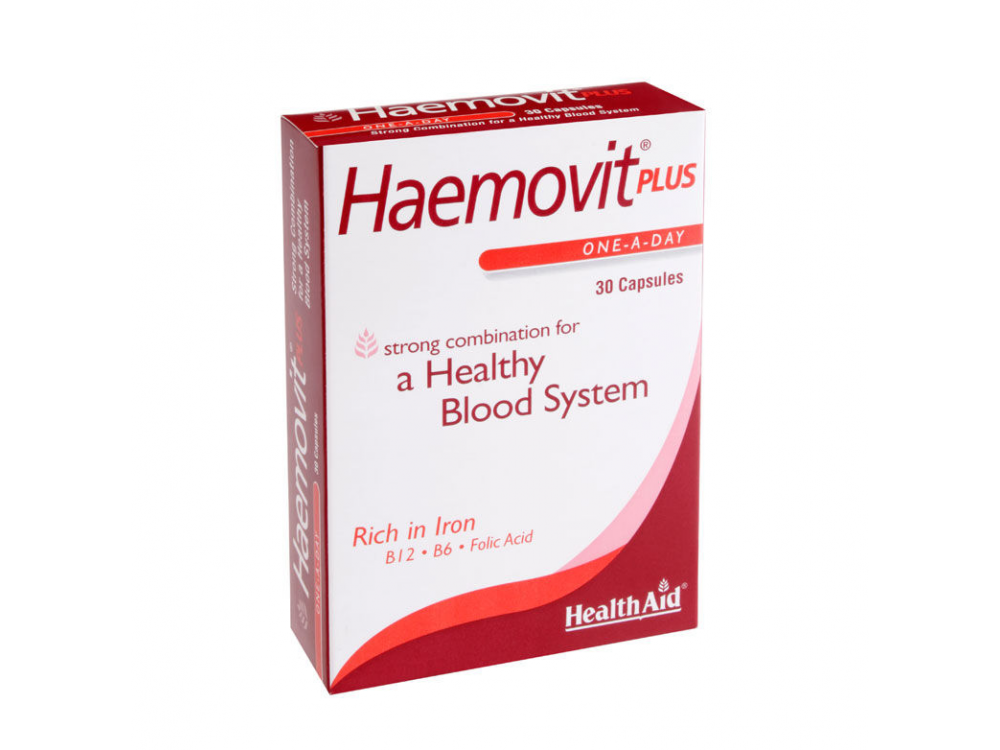 Health Aid Haemovit Plus 30caps
