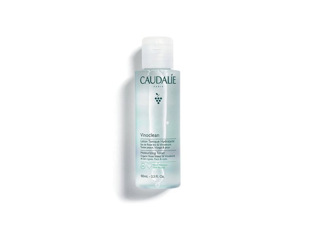 Caudalie Vinoclean Moisturizing Toner Ενυδατική & Καταπραυντική Λοσιόν Ντεμακιγιάζ Προσώπου & Ματιών, 100ml