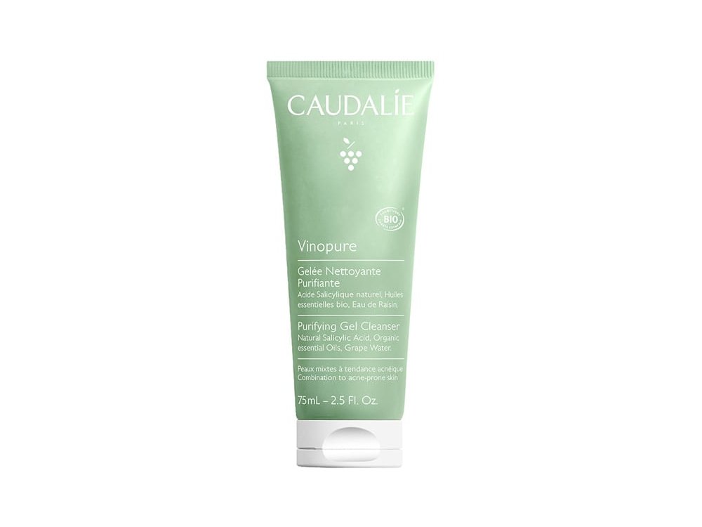 Caudalie Vinopure Purifying Gel Cleanser Καθαριστικό Προσώπου, 75ml