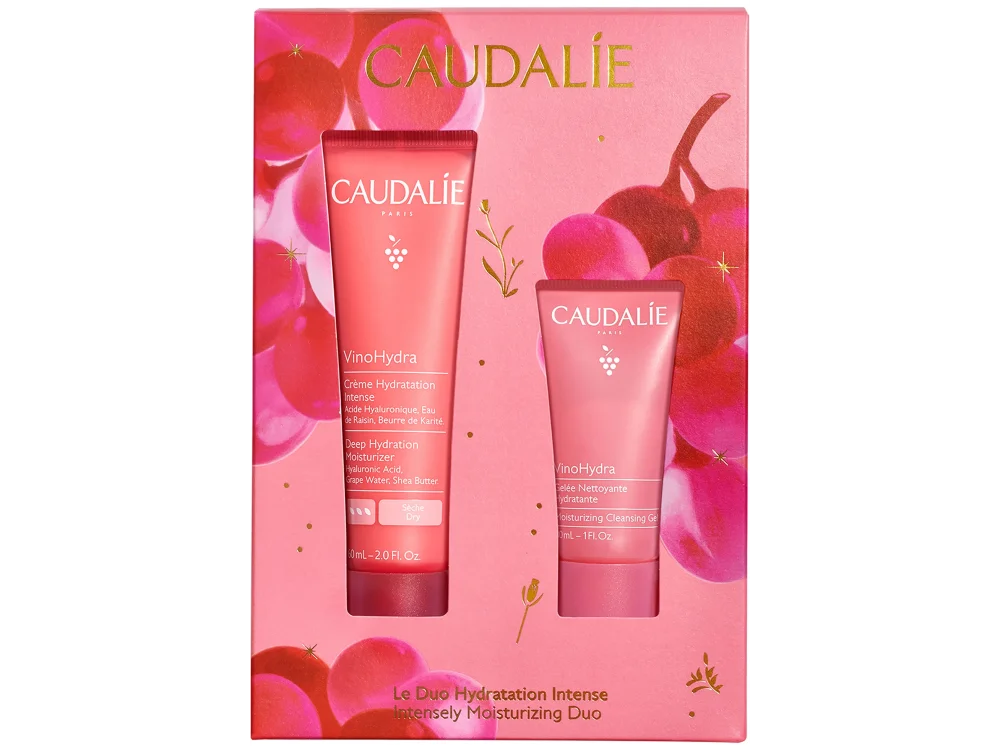 Caudalie X-Mas, Vinohydra Deep Hydration Moisturizer 60ml & Τζελ Καθαρισμού, 30ml