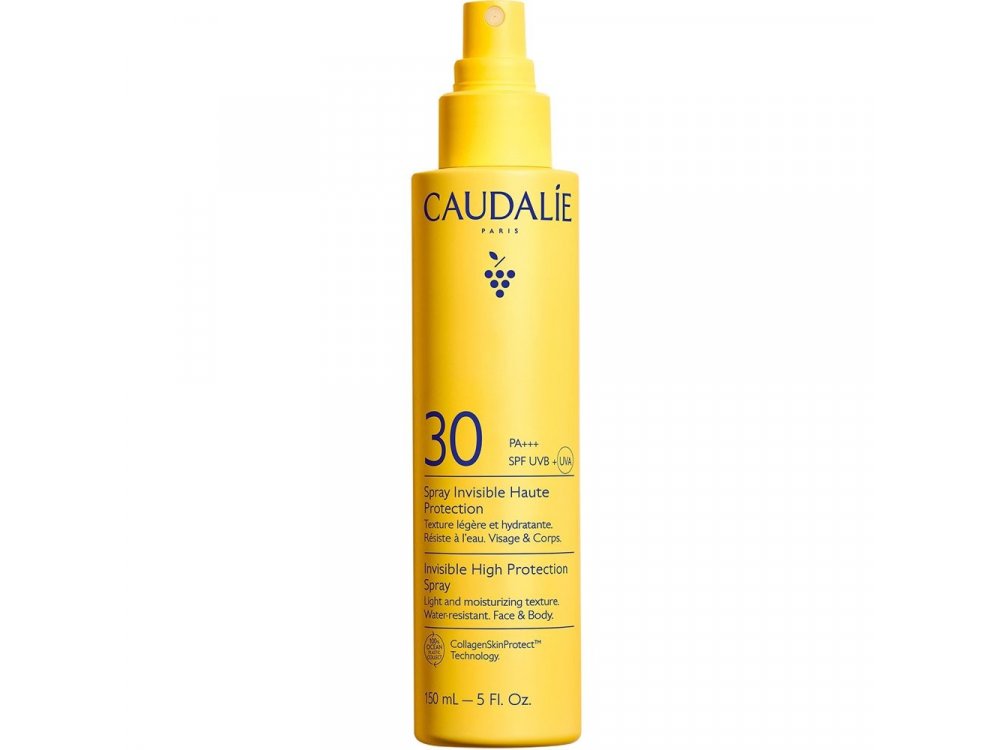 Caudalie Vinosun Protect Invisible Spray High Protection SPF30 Αντηλιακή Κρέμα Προσώπου και Σώματος, 150ml