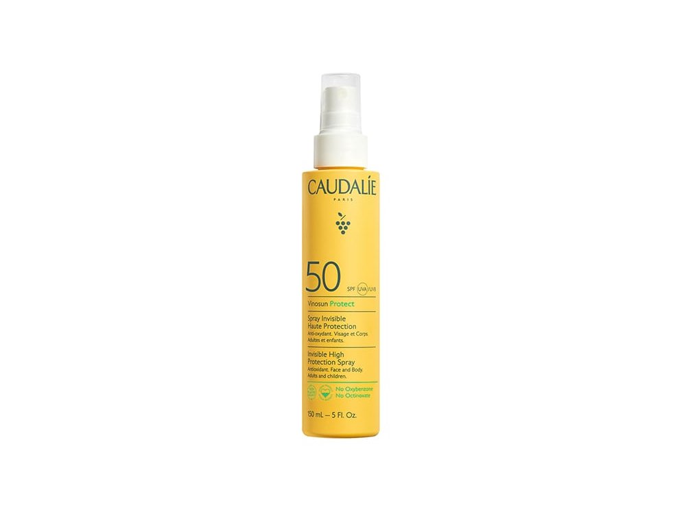 Caudalie Vinosun Protect Invisible High Protection Spray SPF50 Αντηλιακό Σπρέι για Πρόσωπο & Σώμα, 150ml