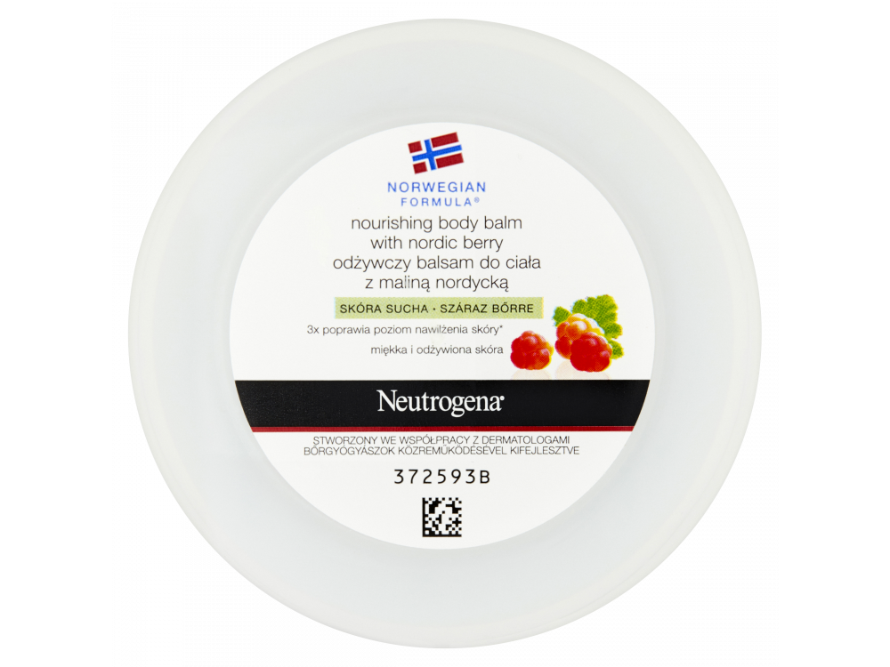 Neutrogena Nordic Berry Κρέμα Σώματος Θρέψης για Ξηρή Επιδερμίδα 200ml