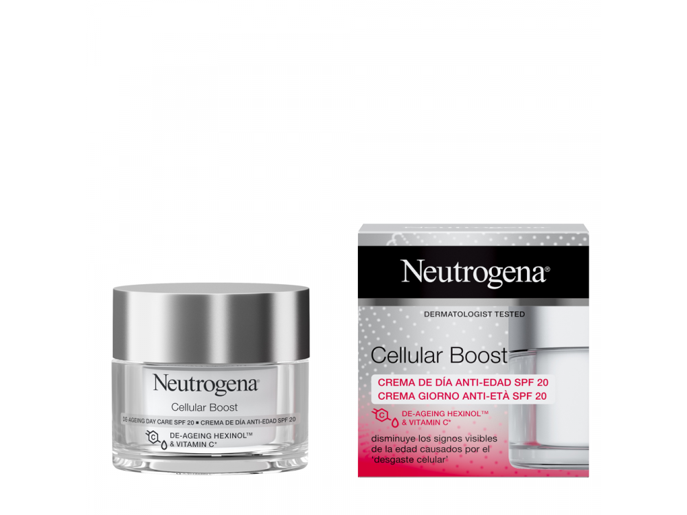 Neutrogena® Cellular Boost Κρέμα Ημέρας SPF20 Αντιγηραντική Κρέμα Προσώπου 50ml