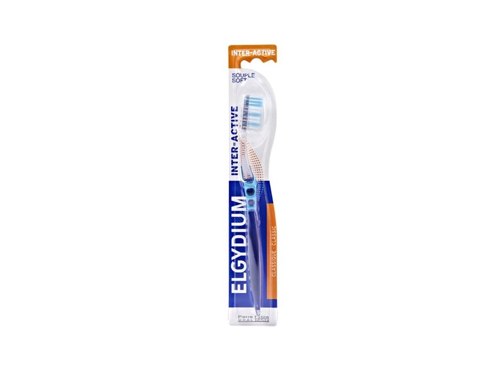 Elgydium Inter-Active Οδοντόβουρτσα Soft, 1τμχ