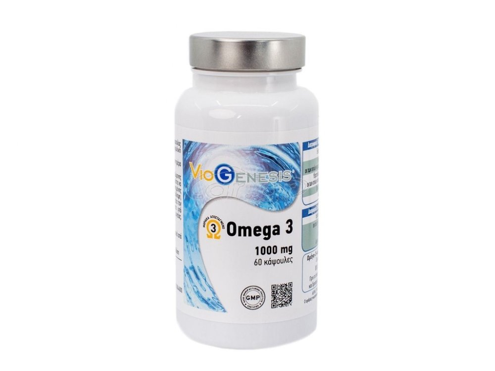 VioGenesis Omega-3 Fish Oil 1000 mg 60 caps