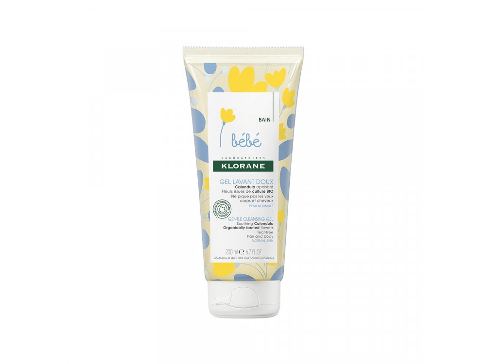 Klorane Bebe Gel Lavant Doux Απαλό Τζελ Καθαρισμού για Βρέφη, 200ml