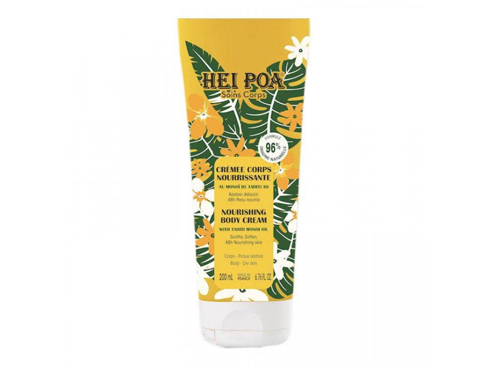 Hei Poa Nourishing Body Cream Monoi, Ενυδατική Κρέμα Σώματος, 200ml