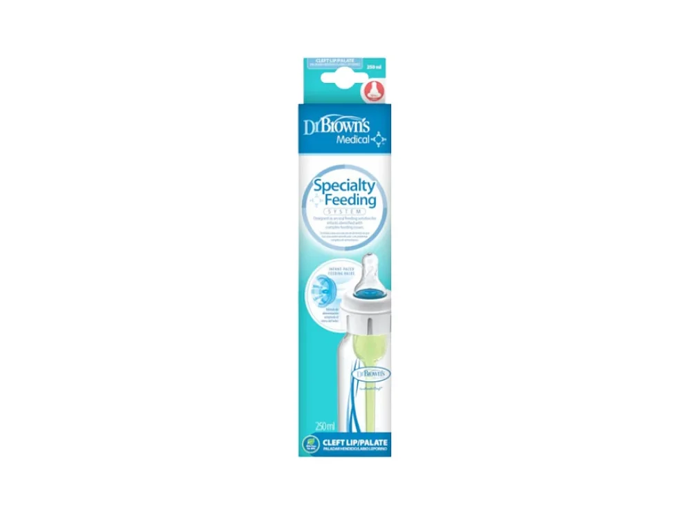 Dr. Brown's Medical Zero Resistance Μπιμπερό πλαστικό (Στενός λαιμός) 0m+ 250ml, 1 τμχ