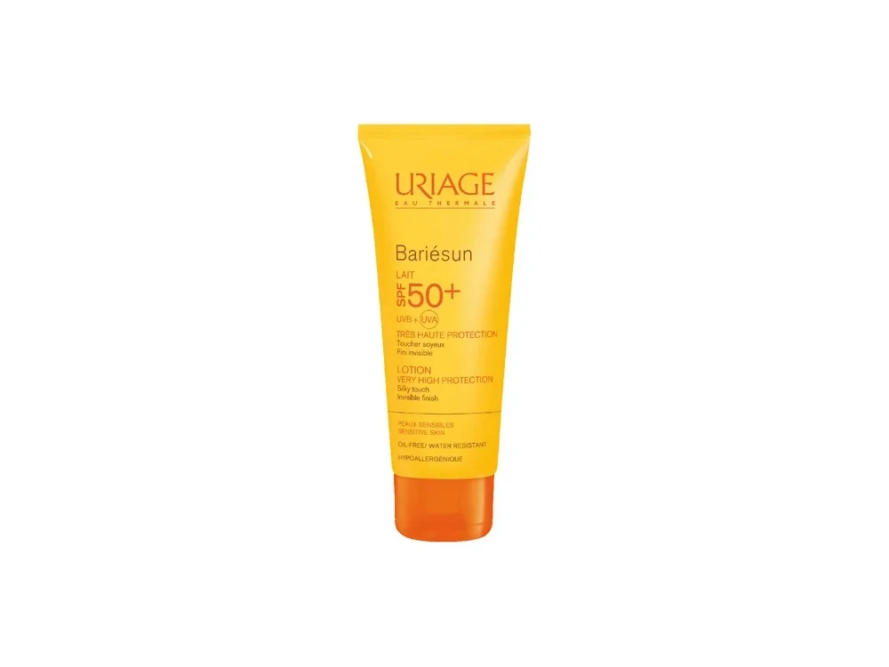 Uriage Bariesun Lait Tres Haute Protection SPF50+ Αντηλιακό Γαλάκτωμα Πολύ Υψηλής Προστασίας για Πρόσωπο & Σώμα, 100 ml