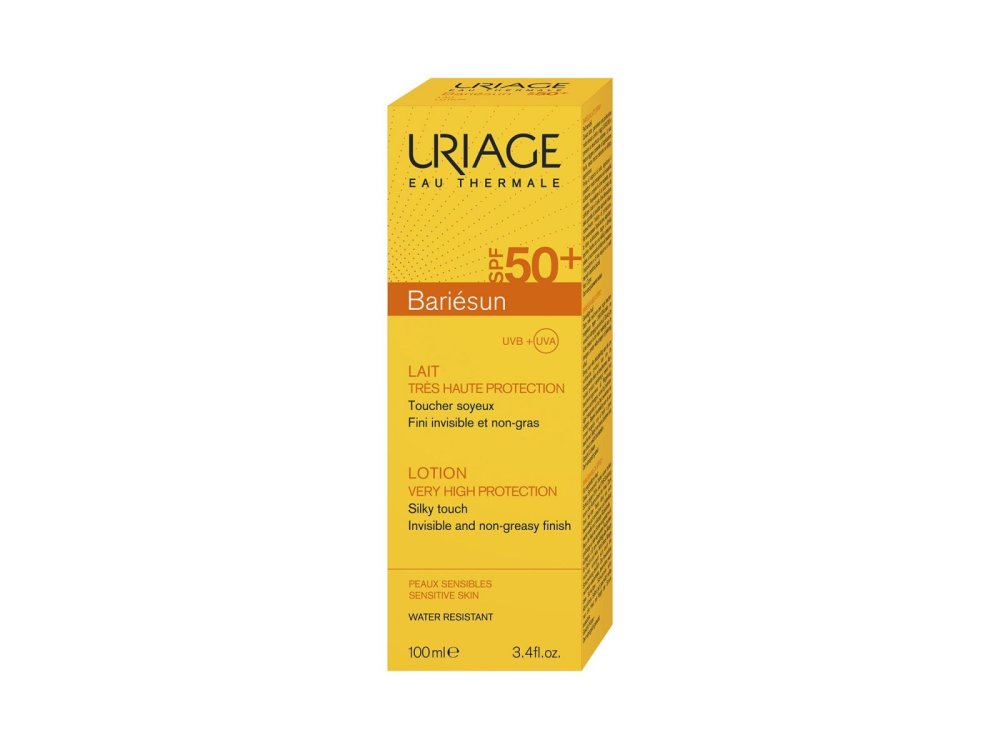 Uriage Bariesun Lait Tres Haute Protection SPF50+ Αντηλιακό Γαλάκτωμα Πολύ Υψηλής Προστασίας για Πρόσωπο & Σώμα, 100 ml