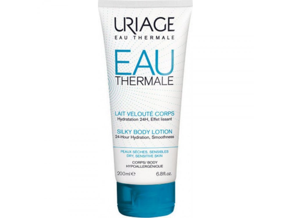Uriage Eau Thermale Silky Body Lotion, Μεταξένιο Ενυδατικό Γαλάκτωμα Σώματος, 200ml