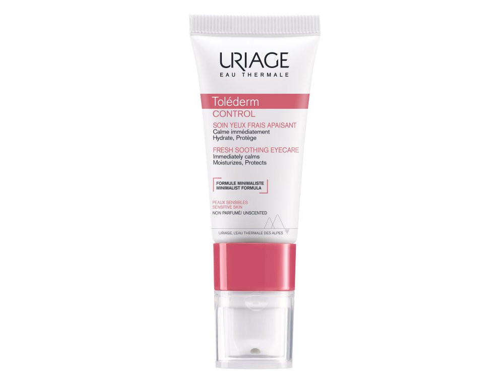 Uriage Tolederm Control Fresh Soothing Eyecare, Ενυδατική & Καταπραϋντική Κρέμα Ματιών, 15ml