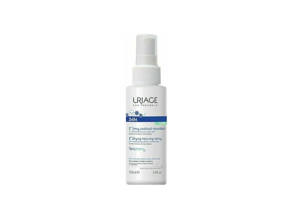 Uriage Bebe 1st Drying Repairing Spray, Κρέμα, 100ml