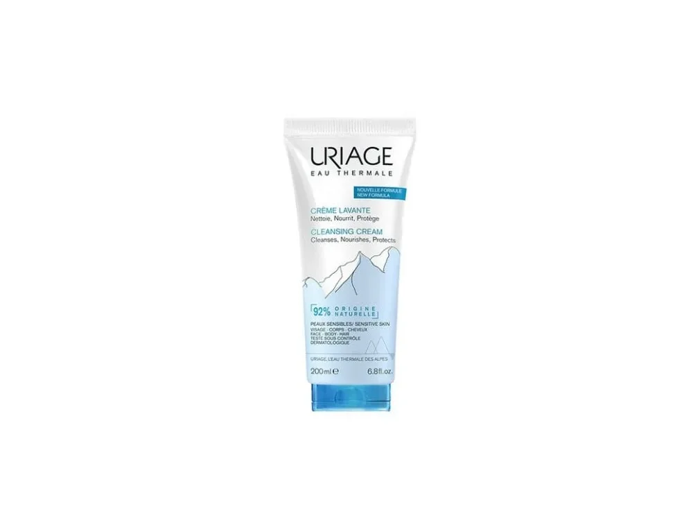 Uriage Eau Thermale Cleansing Cream, Κρέμα Καθαρισμού για Πρόσωπο, Σώμα & Μαλλιά, 200ml