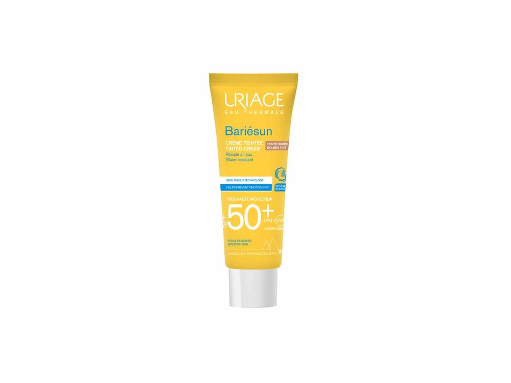 Uriage Bariesun Spf50+ Αντηλιακή Κρέμα Με Χρώμα Απόχρωση Golden Tint, 50ml