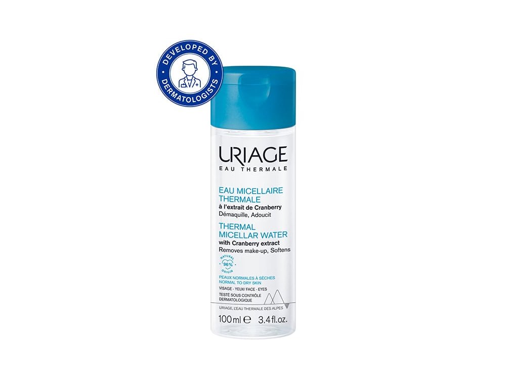 Uriage Eau Thermale Eau Micellaire, Καθαριστική Λοσιόν Προσώπου & Ματιών με Κράνμπερι, 100ml