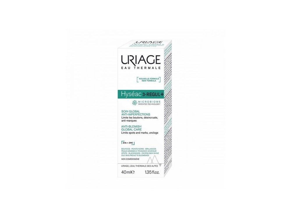 Uriage Hyseac 3-REGUL+ Anti-Blemish Global Care Ολοκληρωμένη Φροντίδα κατά των Ατελειών, 40ml