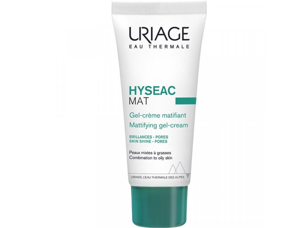 Uriage Eau Thermale Hyseac Mat Mattifying Gel-Cream, Κρέμα για Μάτ Αποτέλεσμα Μικτής & Λιπάρης Επιδερμίδας, 40ml